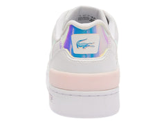 Tenis Lacoste T-Clip Blanco y Rosa para Niña
