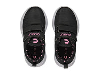 Tenis Charly Negro con Rosa para Niña