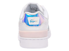 Tenis Lacoste T-Clip Blanco y Rosa para Mujer