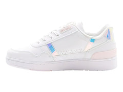 Tenis Lacoste T-Clip Blanco y Rosa para Mujer