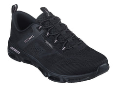 Tenis Skechers Glide Step Gratify Negro con Oro para Mujer