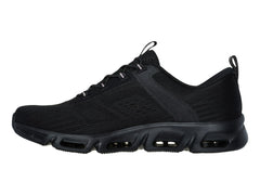Tenis Skechers Glide Step Gratify Negro con Oro para Mujer