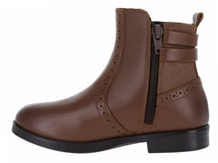 Botas Coqueta Café Claro para Niña
