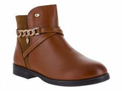 Botas Coqueta Color Miel para Niña