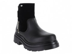 Botas Coqueta Negras de Piel para Niña
