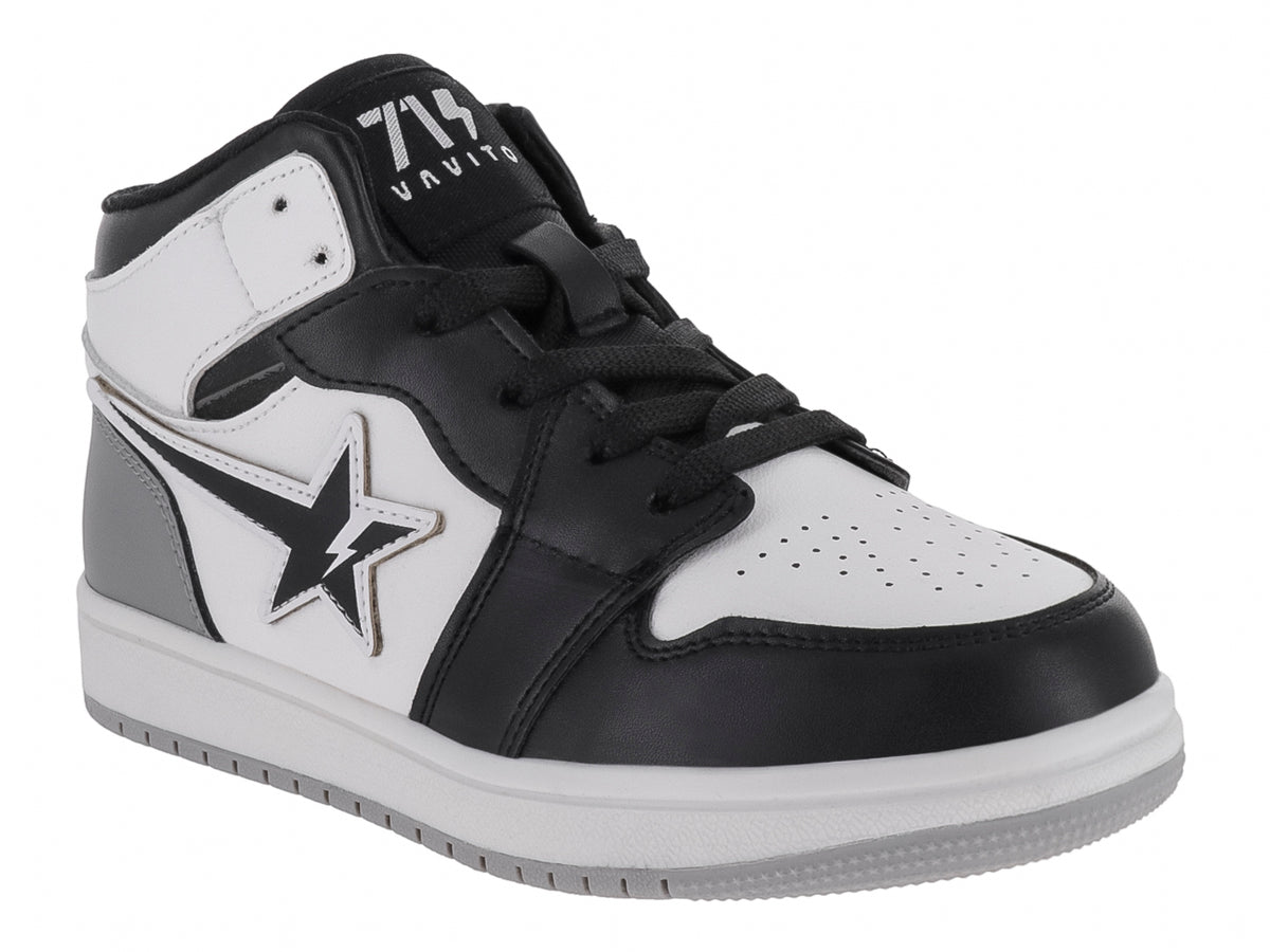 Tenis VAVITO Blanco y Negro para Niño