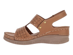 Sandalias FLEXMAS Plataforma Canela para Mujer
