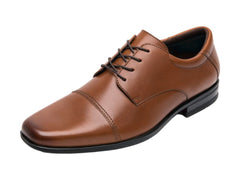 Zapatos Formales Oxford Flexi Color Café para Hombre