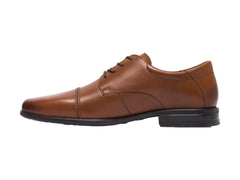 Zapatos Formales Oxford Flexi Color Café para Hombre