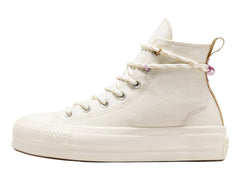 Tenis Converse Chuck Taylor All Star Lift Platform Blancos para Mujer