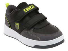 Tenis K-SWISS Doren CH Gris y Verde Lima para Niño