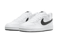 Tenis Nike Court Borough Low Recraft Blanco y Negro para Niño