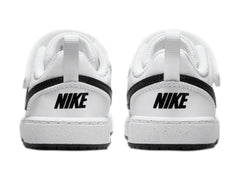 Tenis Nike Court Borough Low Recraft Blanco y Negro para Niño