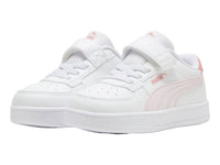 Tenis PUMA Caven 2.0 Blanco y Rosa para Niña