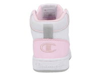 Tenis Champion 5 on 5 Hi Blanco y Rosa para Niña