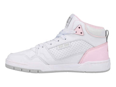 Tenis Champion 5 on 5 Hi Blanco y Rosa para Niña