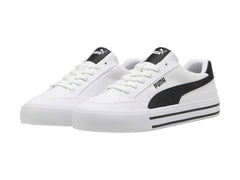 Tenis PUMA Court Classic Vulc Blanco y Negro para Hombre