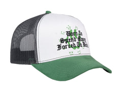 Gorra JC Hats Spend Money Blanco y Verde para Hombre
