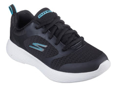 Tenis Skechers Go Run 400 V2 Negro y Azul para Niña