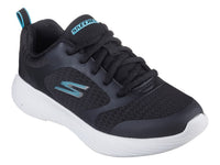Tenis Skechers Go Run 400 V2 Negro y Azul para Niña