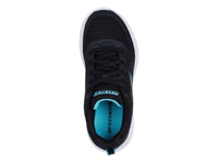 Tenis Skechers Go Run 400 V2 Negro y Azul para Niña