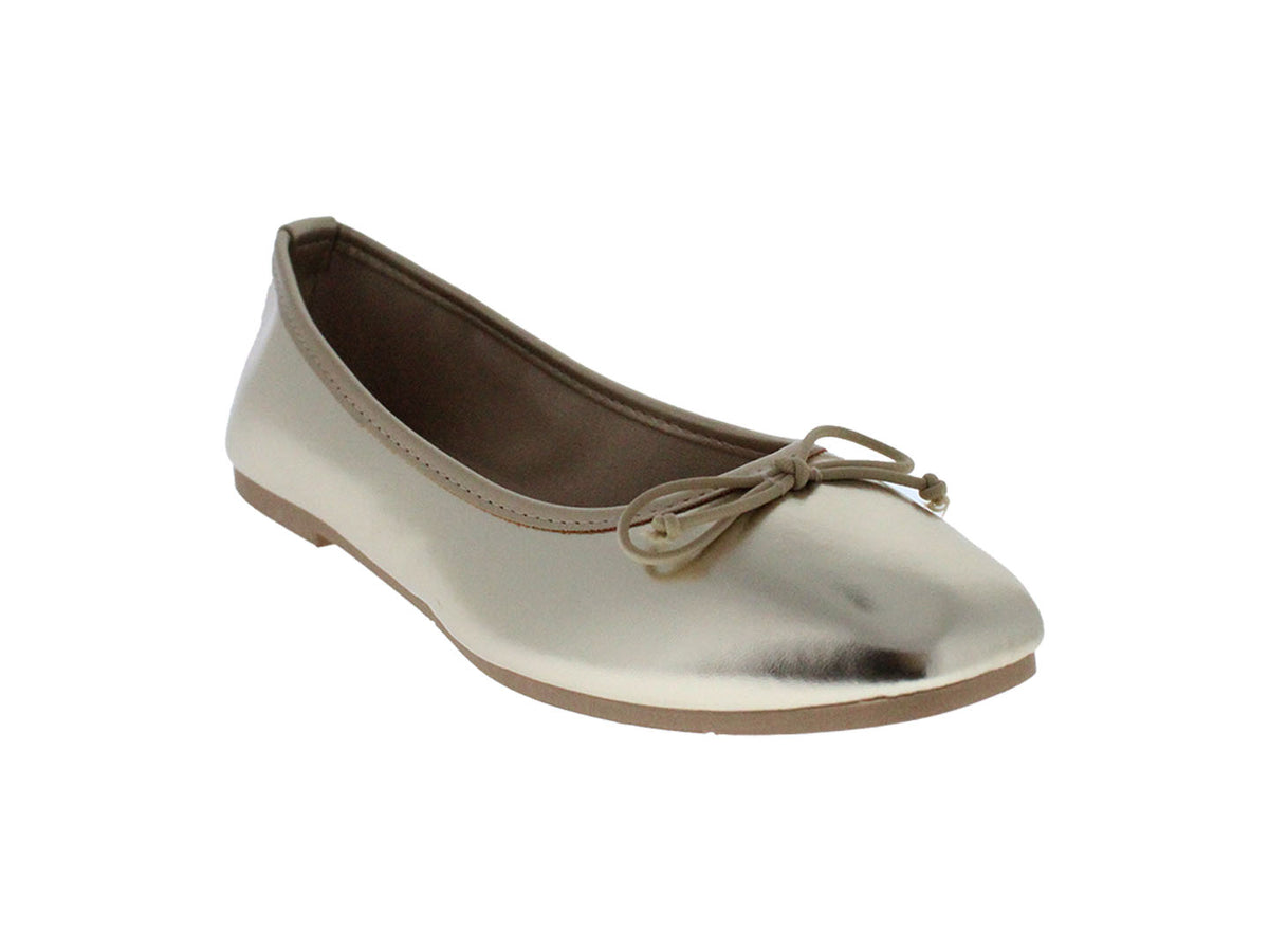 Zapatos Planos Furor Color Oro para Mujer