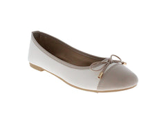 Zapatos Planos Furor Beige Topo para Mujer