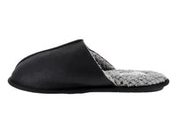 Pantuflas Comfort Fit Pantufla Negra Caballero 26479V Para Hombre