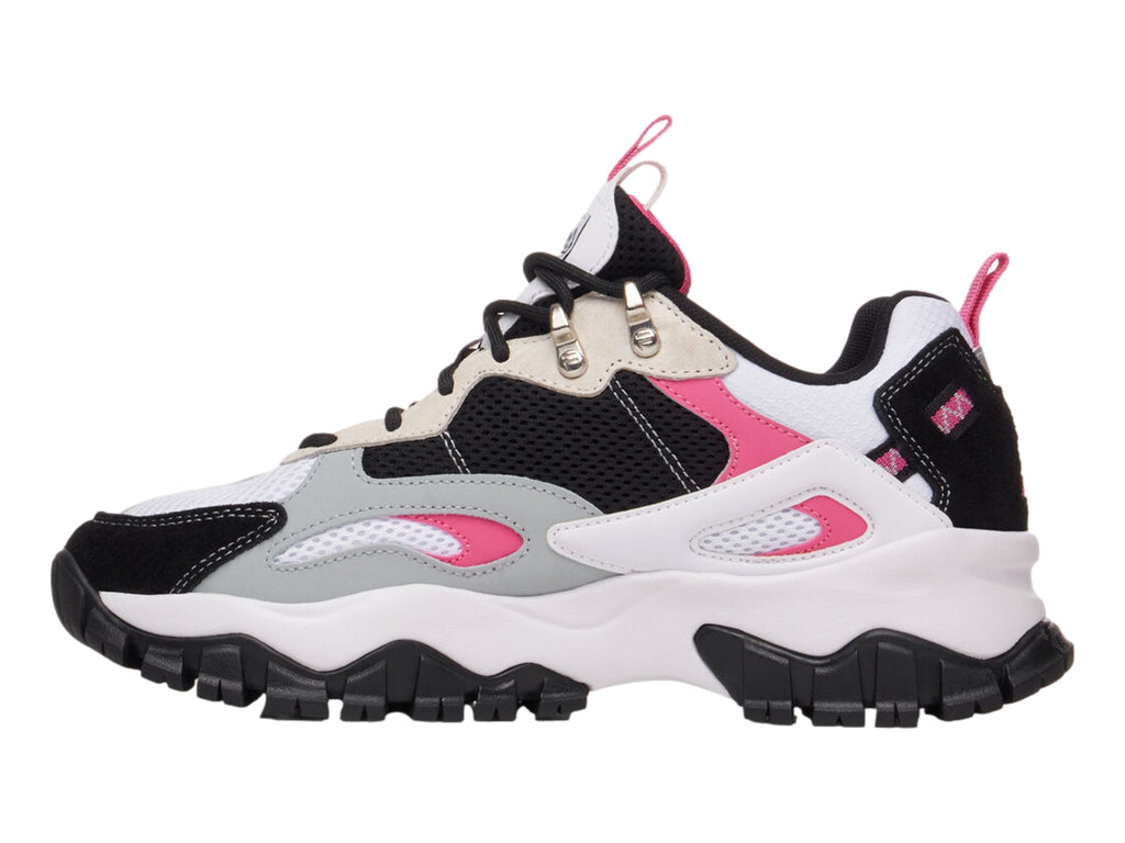 Tenis FILA Ray Tracer TR 2 Blanco, Negro y Rosa para Mujer