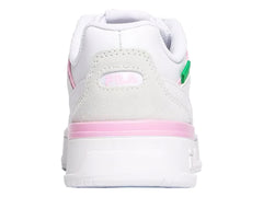 Tenis FILA Skypass Low Blanco con Rosa y Verde para Mujer