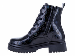 Botas YUYIN de Charol Negro para Niña