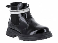 Botas YUYIN de Charol Negro para Niña
