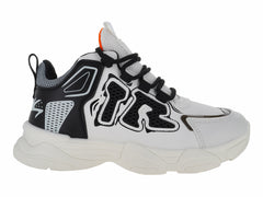 Tenis Babaya Atok Blanco Negro O39990 O39990 Para Niño
