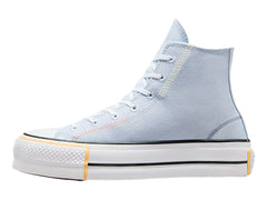 Tenis Converse Chuck Taylor All Star Lift Platform Azul para Mujer