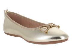 Zapatos Planos Ballerina ROZE Color Dorado para Mujer
