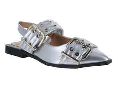 Flats Roze Plata para Mujer