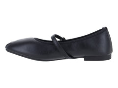 Zapatos Planos Roze Negro Mate para Mujer