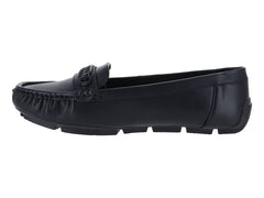 Mocasines Driver Roze Negro para Mujer