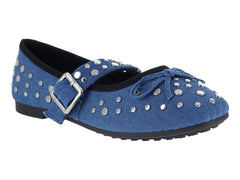 Flats ROZE Jeans Azul para Mujer
