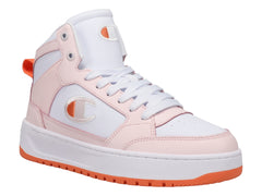 Tenis Champion Drome Hi Blanco y Rosa para Mujer
