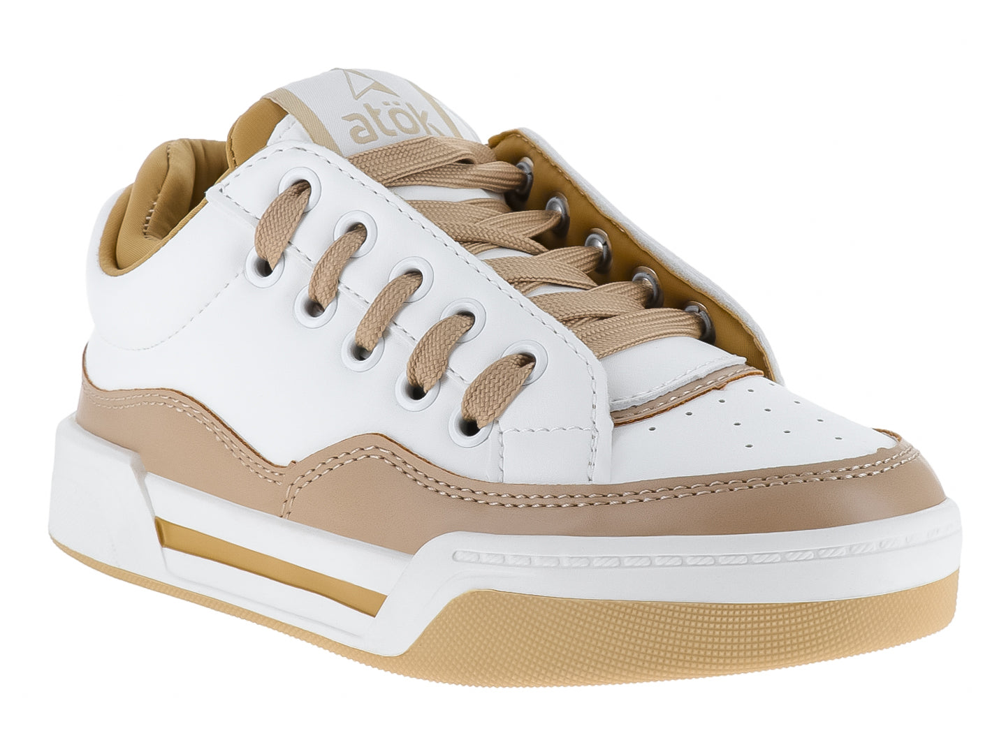 Tenis Yilida Blanco Beige Atok 1060 Para Niño