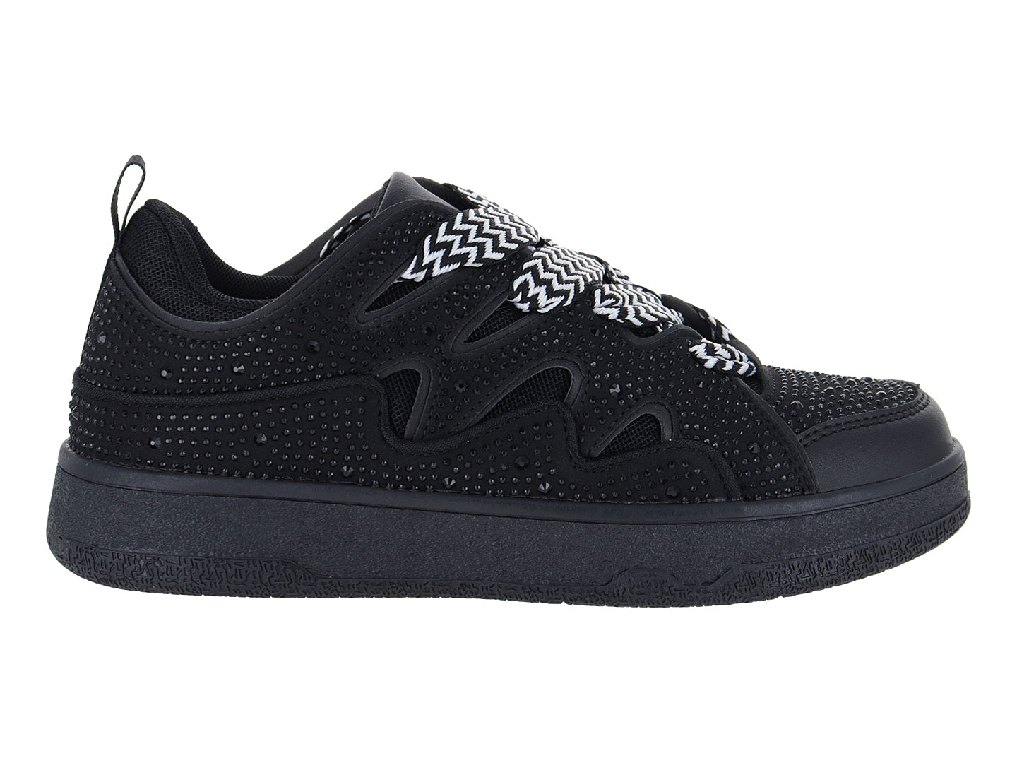Tenis Brita Negro C Brillo Atok 3017 Para Mujer