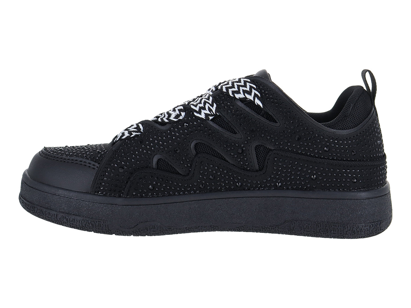 Tenis Brita Negro C Brillo Atok 3017 Para Mujer