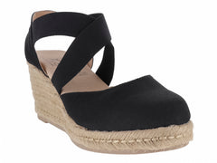 Sandalias Luna Rosa Negro para Mujer