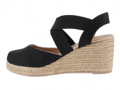 Sandalias Luna Rosa Negro para Mujer