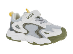Tenis ATOK Gris y Khaki para Niño