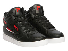 Tenis FILA Everge Negro, Blanco y Rojo para Niño
