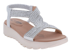 Sandalias Nomadas Plata para Mujer