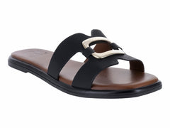 Sandalias Nomadas Olmeca Negro para Mujer
