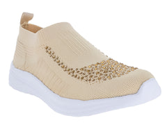 Tenis Nomadas Casuales Beige Hueso para Mujer